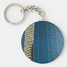 Reflected Building Key Chain