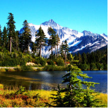 Reflection Lake Photo Sculpture