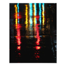 Reflection of midnight spring photo