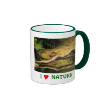 Reflections in the park mugs