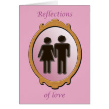 Reflections of Love Valentine's Card