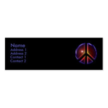 Reflections of Peace Profile Card Business Cards