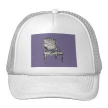 Regency chairs in lilac grey hats