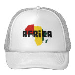 Reggae Map of Africa African Ragga Art Trucker Hat