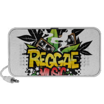 Reggae Music Notebook Speaker