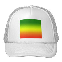 Reggae Rainbow Flag design Hats