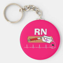 Registered Nurse Gifts "RN" Keychains