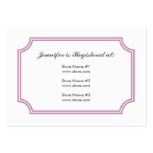 Registry Card with Mediaeval Cross Pattern Business Cards