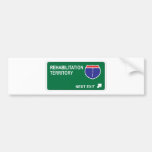 Rehabilitation Next Exit Bumper Sticker