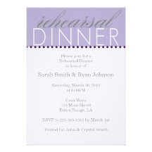 Rehearsal Dinner (for Jamie) Personalized Invite