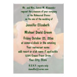 Rehearsal Dinner Invitations Orange Rose