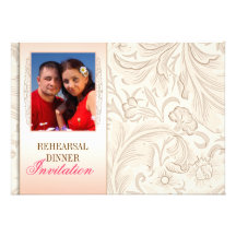 rehearsal dinner invitations with photo