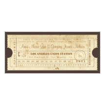 Rehearsal or Welcome Dinner - Ticket Invitation