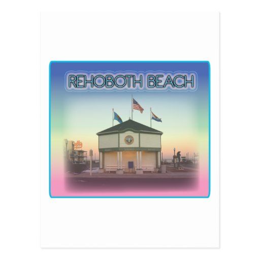 Rehoboth Beach Delaware - Rehoboth Ave Scene Post Card