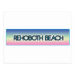 Rehoboth Beach Pastel Rainbow Style 1 Postcards