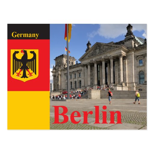 Reichstag building. Berlin, Germany Post Card