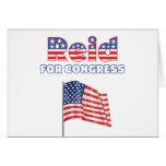 Reid for Congress Patriotic American Flag Cards