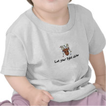 reindeer, Let your light shine T Shirts