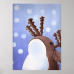 Reindeer Simulacrum Poster