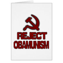 Reject Obamunism Greeting Cards