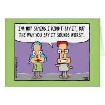 Relationship Cartoon #1 Cards