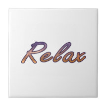 Relax cloud purple orange outlined tiles