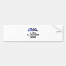 Relax .. I am a Cardiac Nurse Bumper Sticker