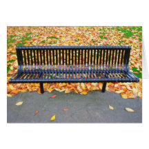 Relaxing bench - Card