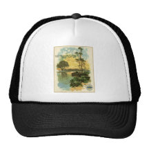 Relaxing Vintage Beach Trucker Hats