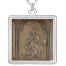Relief depicting St. Medard  Bishop Jewelry