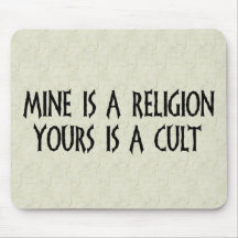Religion Or Cult? Mousemat