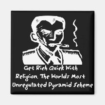 Religion Pyramid Scheme Magnets