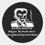 Religion Pyramid Scheme Stickers