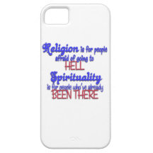 Religion VS. Spirituality iPhone 5 Case