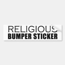 Religious Bumper Sticker