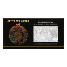 Religious Christmas Photo Card -- Joy to the World