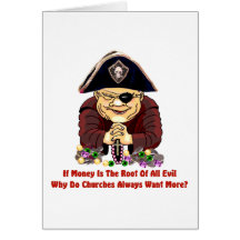 Religious Pirate Greeting Cards
