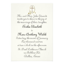Religious Wedding Invitation