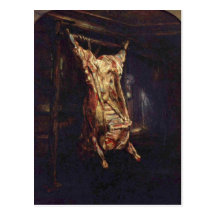 Rembrandt Harmensz. van Rijn Geschlachteter Ochse  Postcards