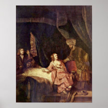 Rembrandt Harmenszoon van Rijn - Joseph accused Print