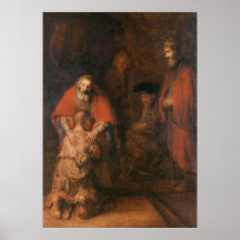 Rembrandt  - Return of the Prodigal Son Print