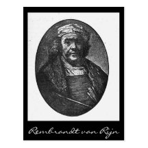 Rembrandt van Rijn Postcard