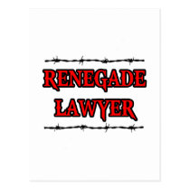 Renegade Lawyer postcards