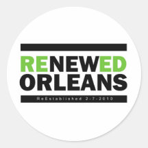 Renewed Orleans Stickers