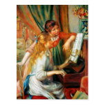 Renoir Girls at the Piano Postcard