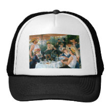 Renoir's Luncheon of the Boating Party (1881) Hat