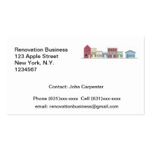 Renovation Business Card