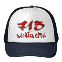 Rep Bayou City (713) Mesh Hats