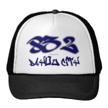 Rep Bayou City (832) Hat
