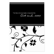 Reply Cards - Wedding Business Card Templates